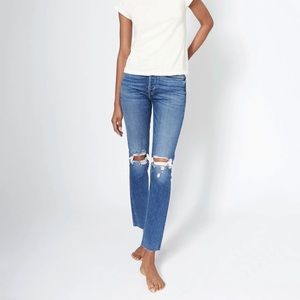 RE/DONE Comfort Stretch High Rise Ankle Crop